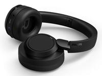 Philips TAH6509BK Ruionderdrukkende Over-Ear Wireless Bluetooth Headphones - Superieure gesprekskwaliteit, Geschikt voor Voice Assistant met tot 45 uur muziekafspeeltijd - Zwart, 2024 - thumbnail