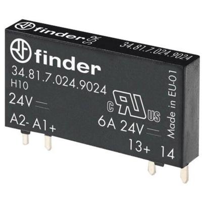 Finder Halfgeleiderrelais 34.81.7.005.9024 Schakelspanning (max.): 33 V/DC Direct schakelend 1 stuk(s) Finder Halfgeleiderrelais 34.81.7.005.9024 Schakelspanning (max.): 33 V/DC Direct schakelend 1 stuk(s)