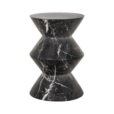 Richmond Ronde Bijzettafel 'Bosco' Faux marmer, 40cm