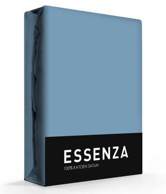 Essenza Satin Hoeslaken Stone blue