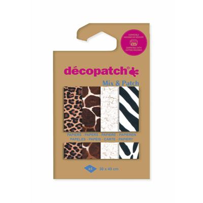 Hobbypapier décopatch 30x40cm 4v dierenhuid