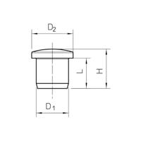 OBO Bettermann 2029520 107VS VM 16 PA Afsluitdop Kunststof 50 stuk(s) - thumbnail