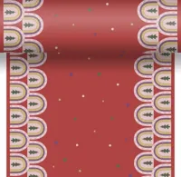 Duni dunicel 3-in-1 tafelloper candyman 40x480cm rood - thumbnail