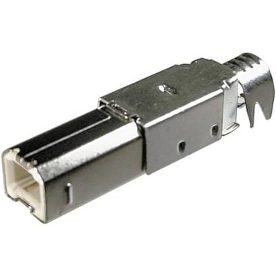 BKL Electronic 10120099 10120099 USB-stekker voor zelf assembleren Stekker, recht Type B (A-USBPB-N) 1 stuk(s)