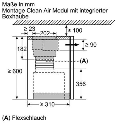 Bosch DWZ1IX1C6 Afzuigkap geïntegreerd - thumbnail