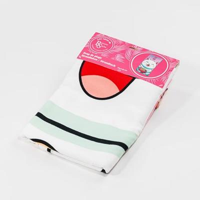 Kawaii Cat strandlaken 70 x 140 cm polyester Kawaii Cat strandlaken 70 x 140 cm polyester