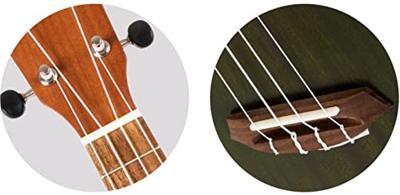Flight Gemstone Series NUS380 Jade sopraan ukelele met gigbag - thumbnail