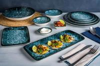 Bonna Serveerschaal - Sepia - Porselein - 19x11 cm - set van 2 - thumbnail