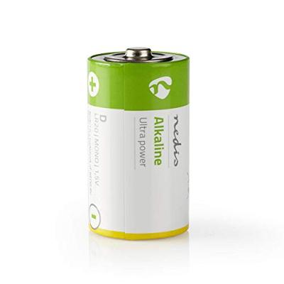 Nedis Alkaline-Batterij D | 1.5 V DC | 2 stuks | 1 stuks - BAAKLR202BL BAAKLR202BL Nedis Alkaline-Batterij D | 1.5 V DC | 2 stuks | 1 stuks - BAAKLR202BL BAAKLR202BL