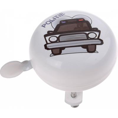 TOM fietsbel Politie wit 58 mm