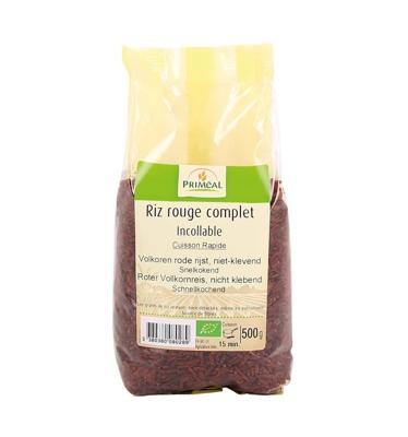 Primeal Rijst rood volkoren niet klevend bio 500 Gram