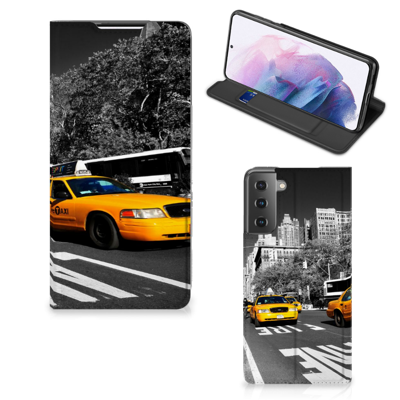 Samsung Galaxy S21 Plus | Book Cover | New York Taxi