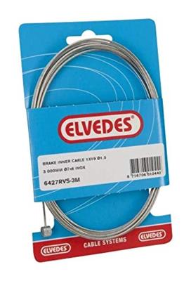 Elvedes Cable Systems BV Rem binnenkabel elvedes 3000 mm 1×19 draads rvs ø1,5mm met t-nippel ø7 × 6mm