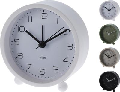 Wekker Rond Kleur, 9,5cm