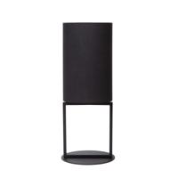 Lucide HERMAN - Tafellamp - Ø 20 cm - 1xE27 - Zwart - thumbnail