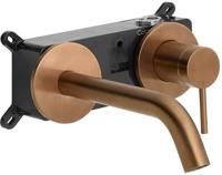 Ben Navan 2-gats inbouwmengkraan geborsteld koper - thumbnail