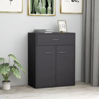 vidaXL Dressoir 60x30x75 cm spaanplaat grijs - thumbnail