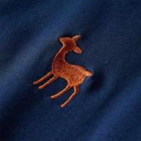 Kinderjurk met lange mouwen 92 marineblauw - thumbnail