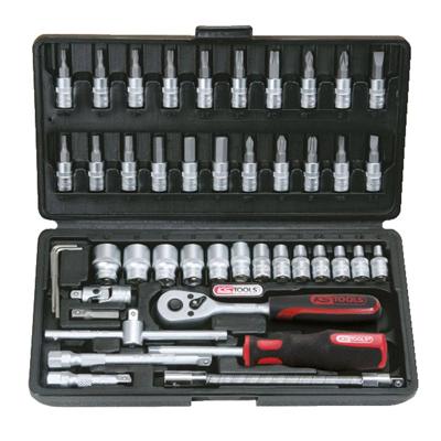 KS Tools 9110646 911.0646 Dopsleutelset Metrisch 1/4 (6,3 mm) 46-delig