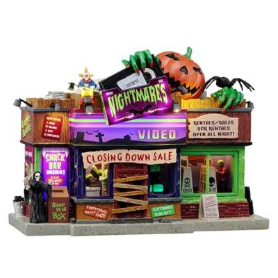 Halloweenminiatuur Nightmares Video 18x30x27 cm - Lemax