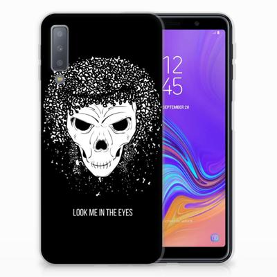 Silicone Back Case Samsung Galaxy A7 (2018) Skull Hair Silicone Back Case Samsung Galaxy A7 (2018) Skull Hair