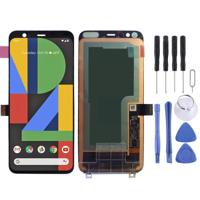 LCD-scherm en digitizer volledige montage voor Google pixel 4 (zwart) - thumbnail