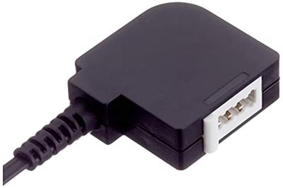 Wentronic telefoonadapter (RJ11 stekker op TAE F-aansluiting) zwart
