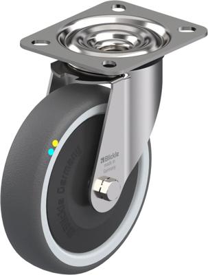 Blickle LEX-PATH 125KFD-ELS Zwenkwiel Wieldiameter: 125 mm Draagvermogen (max.): 150 kg 1 stuk(s)