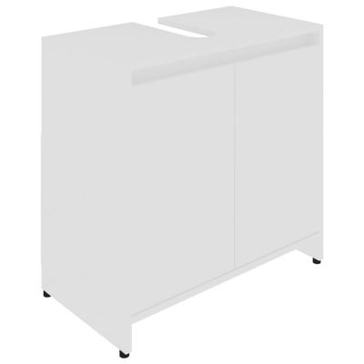 VidaXL Badkamerkast 60x33x60 cm bewerkt hout wit