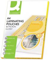 Q-CONNECT lamineeretui A4 2x 80 micron 100 stuks - thumbnail