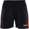 Craft 1905577 Progress Contrast Short W - Black/Bright Red - XS