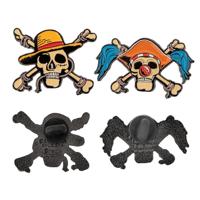 One Piece Pins 2-Pack Luffy & Buggy - thumbnail