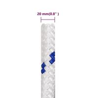 Boot touw 20 mm 50 m polypropyleen wit - thumbnail