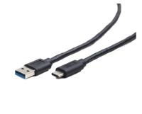 Gembird CCP-USB3-AMCM-6 1.8m USB C USB A Zwart USB-kabel - thumbnail