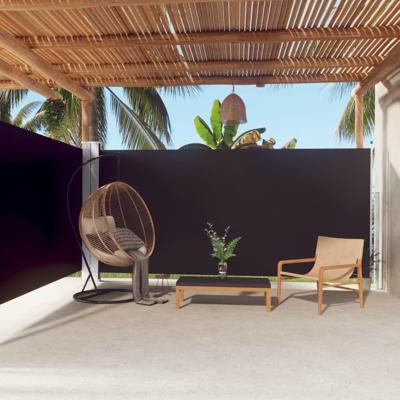 VidaXL Windscherm uittrekbaar 180x600 cm zwart VidaXL Windscherm uittrekbaar 180x600 cm zwart