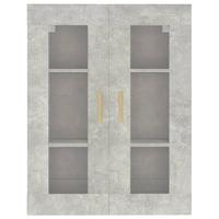 Hangkast 69,5x34x90 cm betongrijs - thumbnail