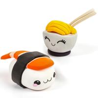 Fimo Kleiset Kawaii Sushi Junior 9-delig - thumbnail