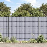 VidaXL Tuinscherm 70x0,19 m pvc lichtgrijs - thumbnail