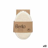 Lichaamsspons Berilo B7081-8 Wit Beige 15 x 5 x 10 cm (12 Stuks) - thumbnail