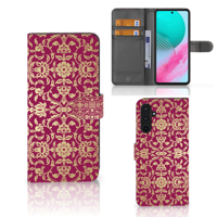 Wallet Case Samsung Galaxy M54 Barok Pink - thumbnail