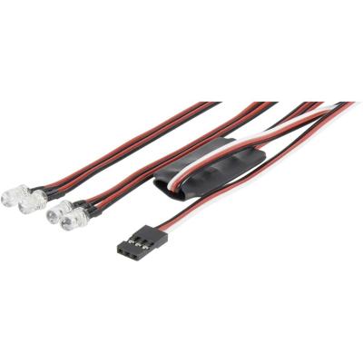 Carson Modellsport Verlichtingsset Rood, Wit 4.4 - 6 V 500906239
