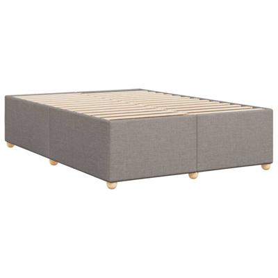 Bedframe zonder matras stof taupe 160x200 cm