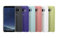 Samsung EF-PG950TPEGWW siliconen beschermhoes voor Galaxy S8, roze - thumbnail