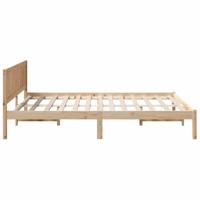 Bedframe Bruin 150 x 200 cm Massief grenenhout - thumbnail