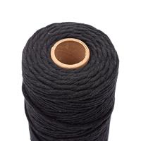 Vaessen Creative • macramé touw 3mmx100m zwart - thumbnail