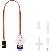 Reely Mini-servo Analoge servo Materiaal (aandrijving): Plastic Stekkersysteem: JR - thumbnail