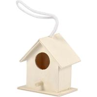 Creativ Company Vogelhuis, afm 6x6 cm, 1 stuk - thumbnail