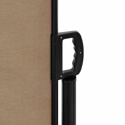 VidaXL Windscherm uittrekbaar 120x500 cm taupe