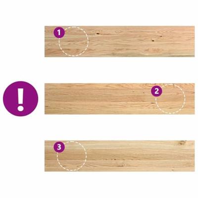 VidaXL Traptreden 2 st 120x30x2 cm onbehandeld massief eikenhout