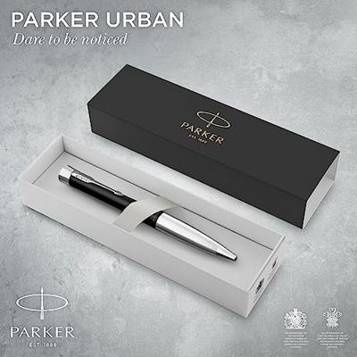 Balpen Parker Urban twist matt black CT medium blister à 1 stuk